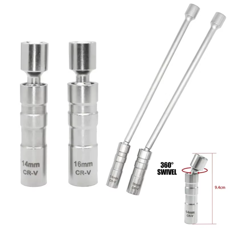 Spark Plug Socket Set - 14/16mm Magnetic Spark Plug Socket Wrench,