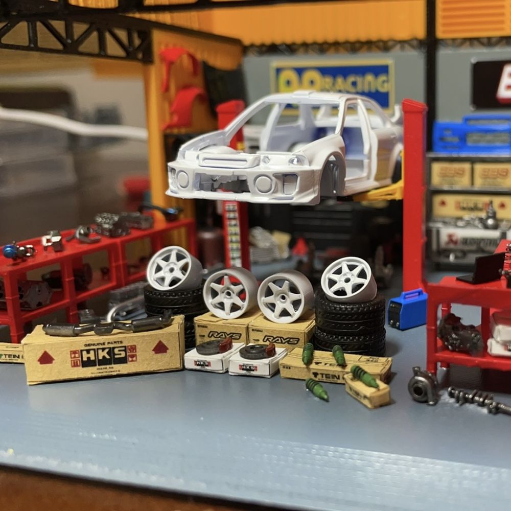 Diorama 1:64 Hub Caliper  Mode - Auto Repair Shop Japan 评论和价格