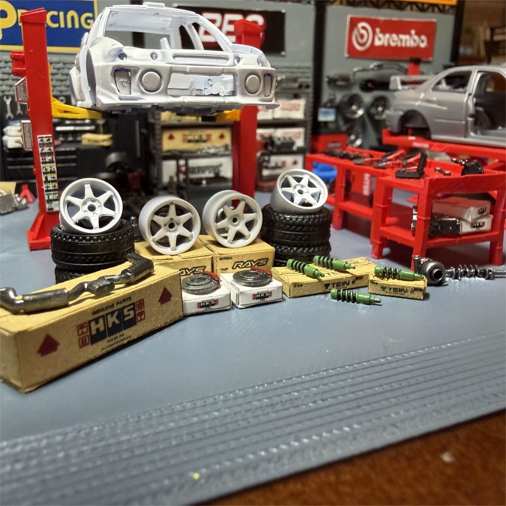 Diorama 1:64 Hub Caliper  Mode - Auto Repair Shop Japan 评论和价格