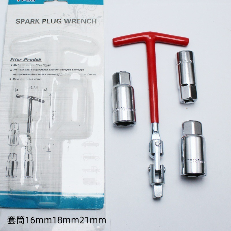 3 in 1 Car Motorcycle Repairin - Spark Plug Socket Set 评论和价格