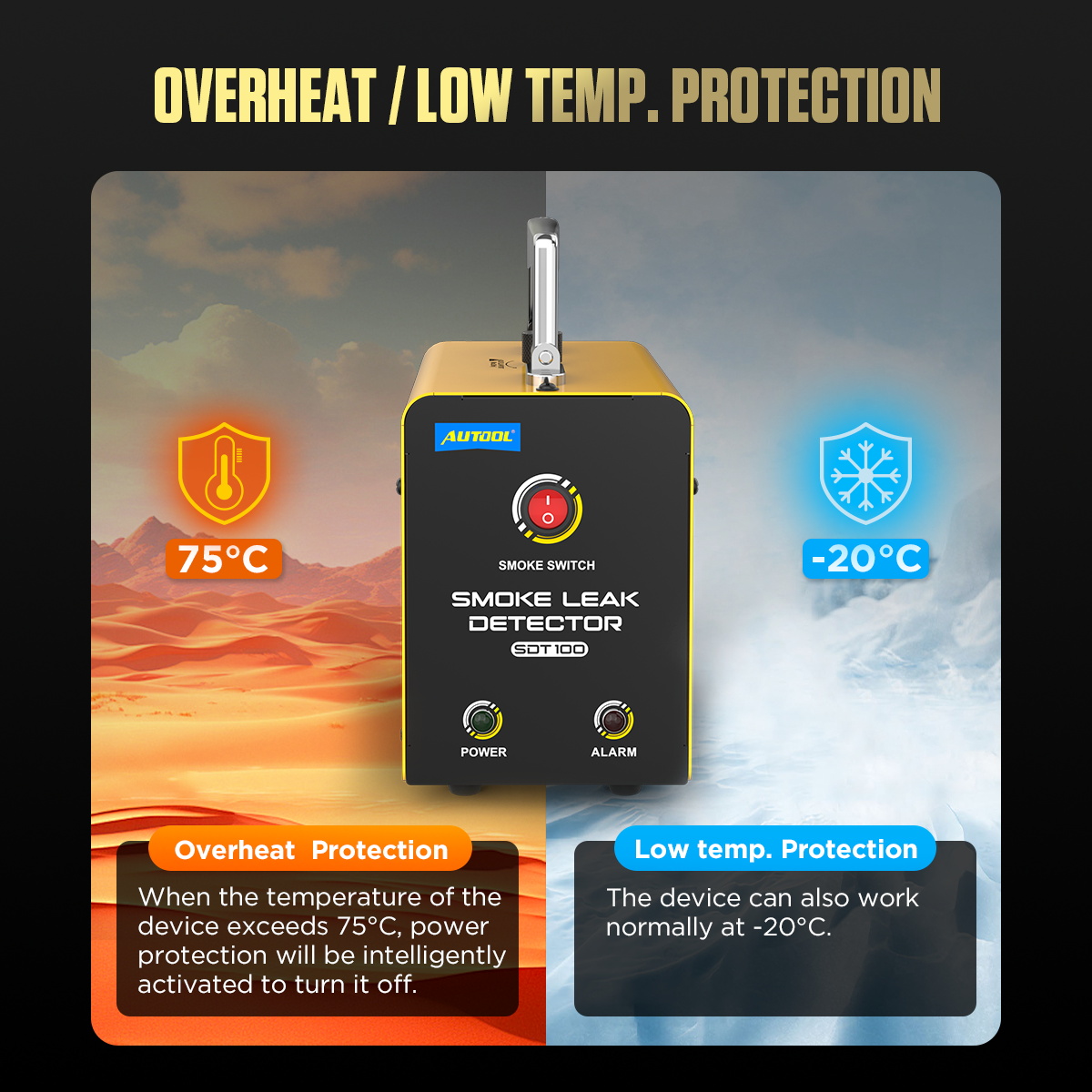 AUTOOL SDT100 Automotive Smoke - Smoke Leak Detector 评论和价格
