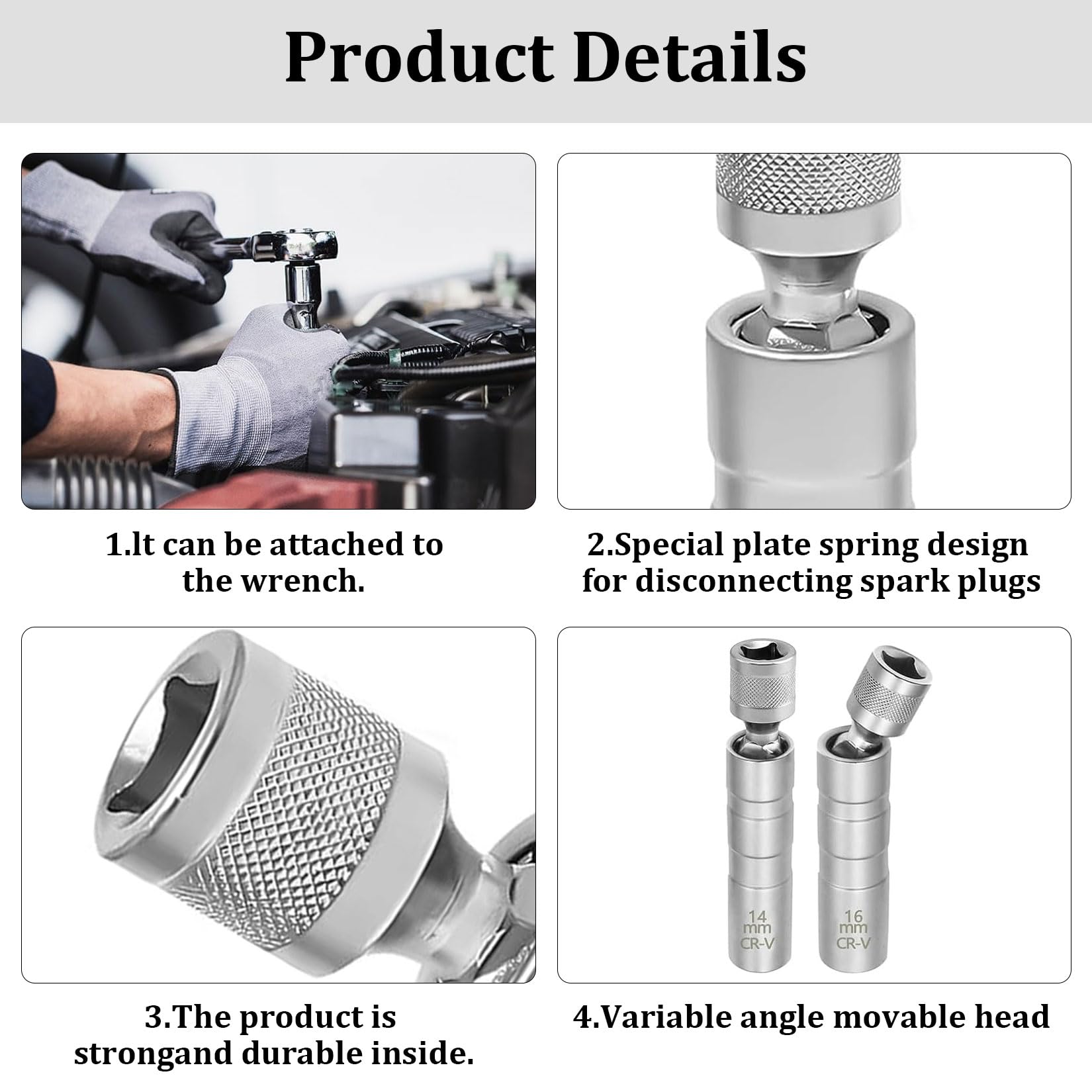 14mm/16mm Spark Plug Wrench Se - Spark Plug Socket Set 评论和价格
