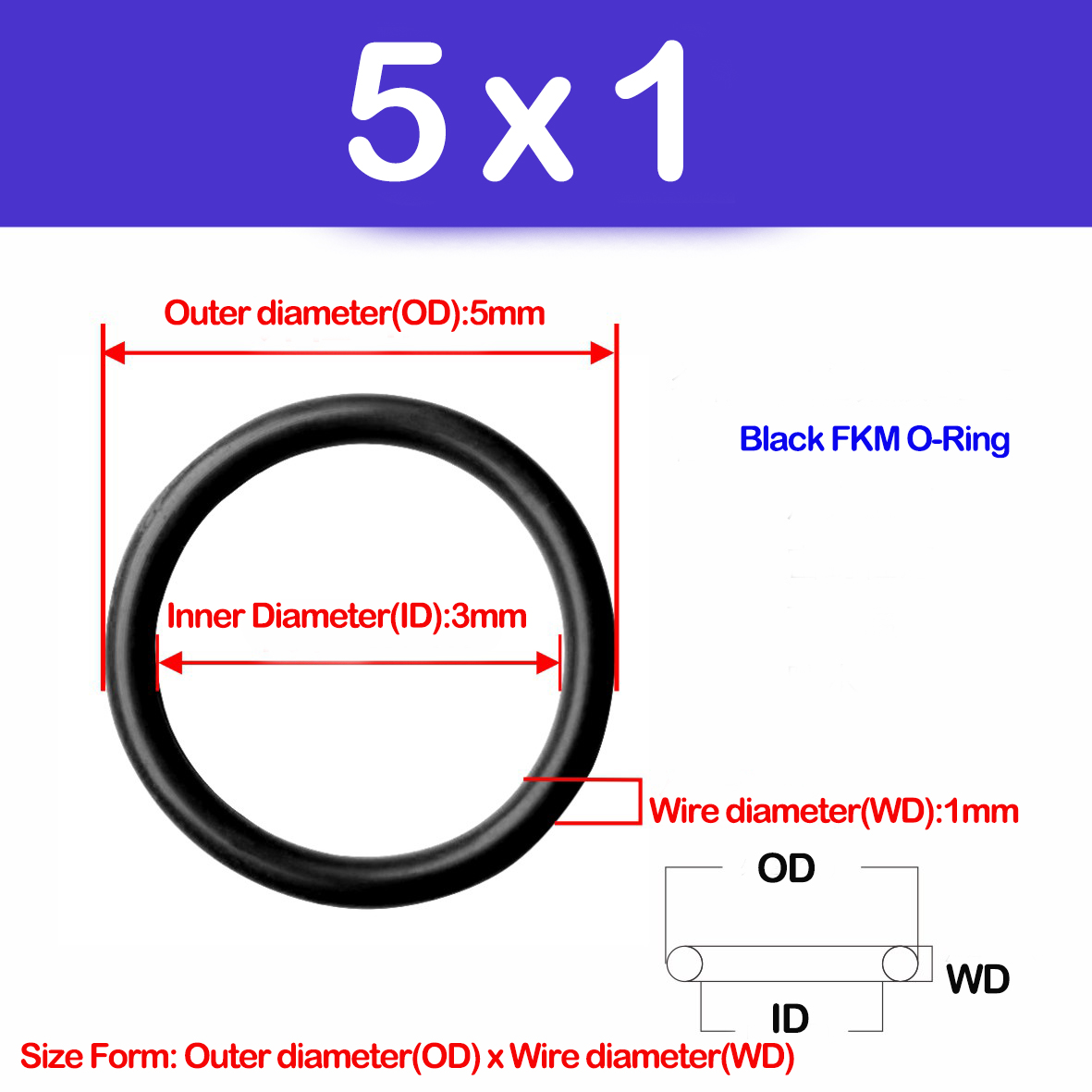 WD CS 1/1.2/1.5mm,NBR O Ring S - Auto Repair Cs 评论和价格
